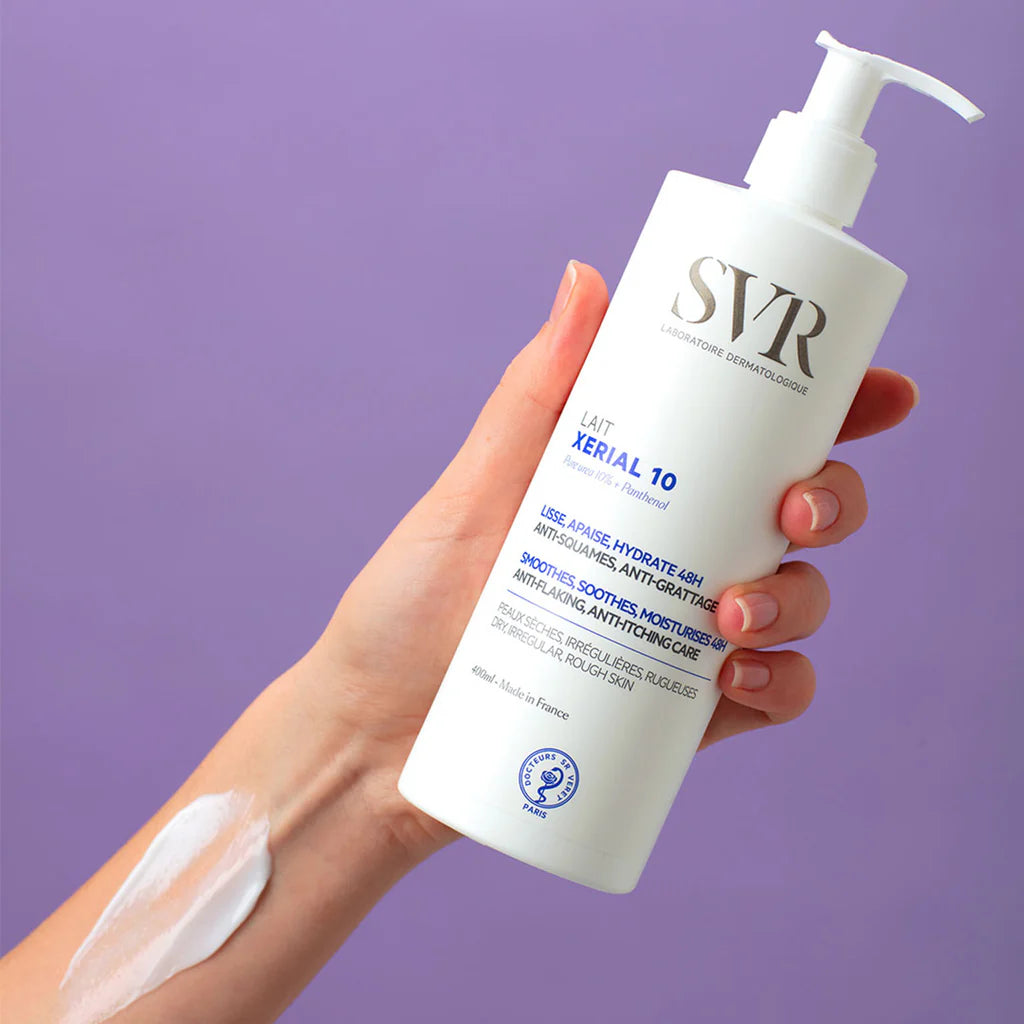 SVR XERIAL 10 LAIT CORPS - 24h Moisturising Smoothing Anti-Flaking 400ML