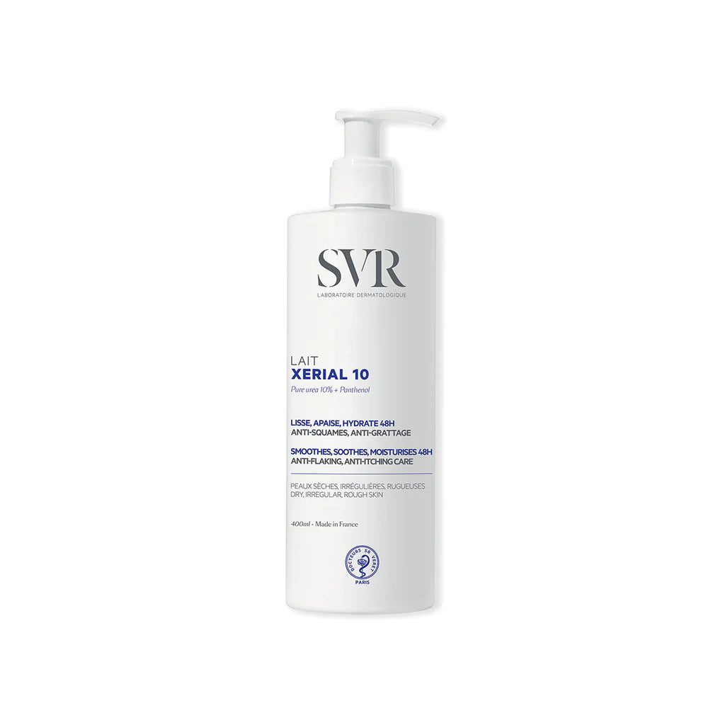 SVR XERIAL 10 LAIT CORPS - 24h Moisturising Smoothing Anti-Flaking 400ML