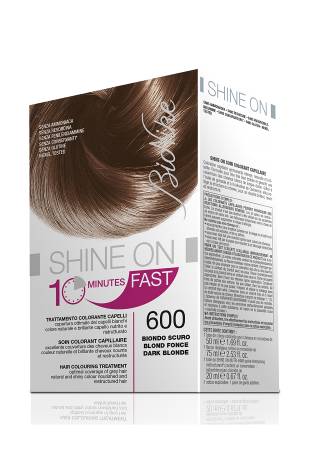 Bionike SHINE ON FAST  DARK BLONDE 600  Hair Colouring Treatment