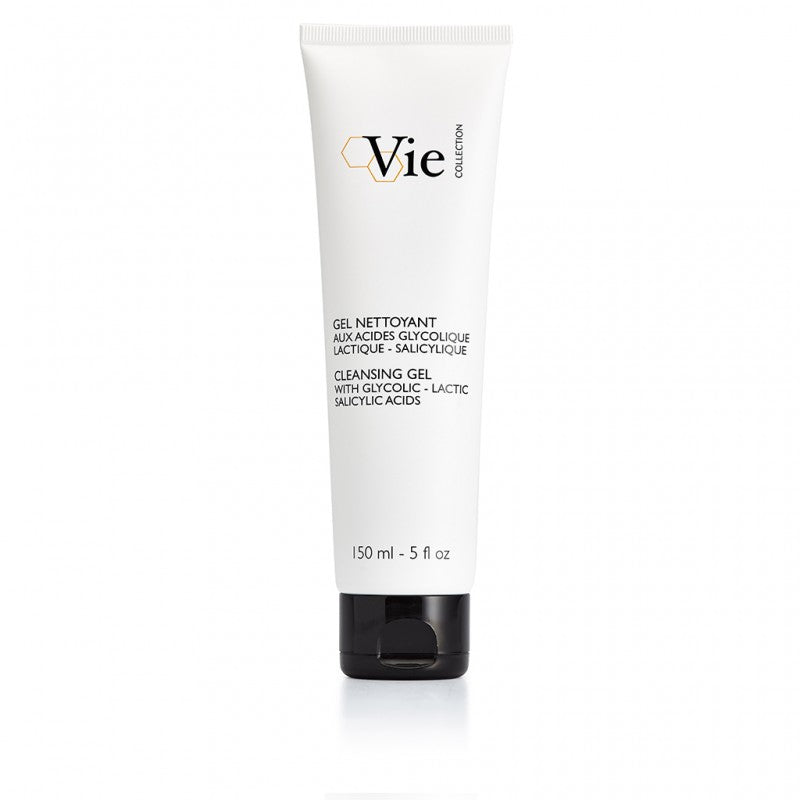 Vie Collection CLEANSING GEL With Glycolic - Lactic - Salicylic Acids 150 ml tube