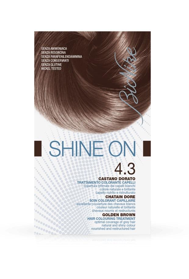 SHINE ON Hair Colouring Treatment (4.3 - Golden Brown)